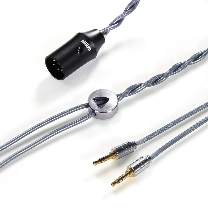 ddHiFi - BC150XLR (145cm/195cm/295cm) Cannon四針版雙屏蔽純銀大耳機升級線