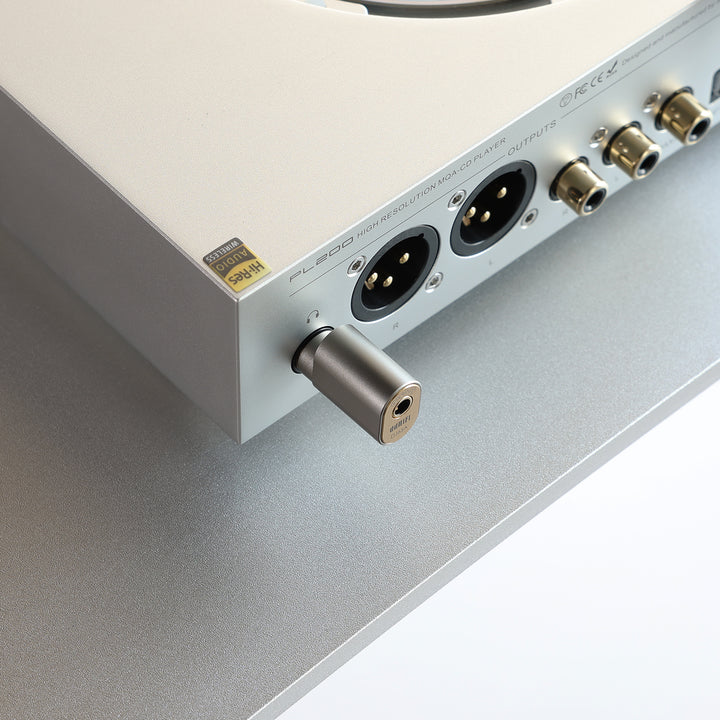 ddHiFi - DJ65A (AL) 3.5mm母轉6.35mm公轉接頭 (全新鋁合金升級款)