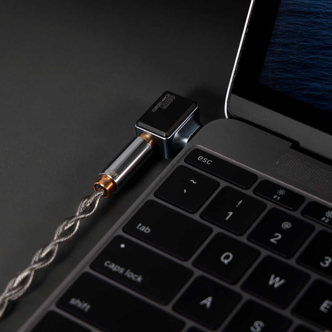 ddHiFi - TC44A (Lighting/USB-C) 轉4.4mm單端輸出 (側插口HiFi專業型)