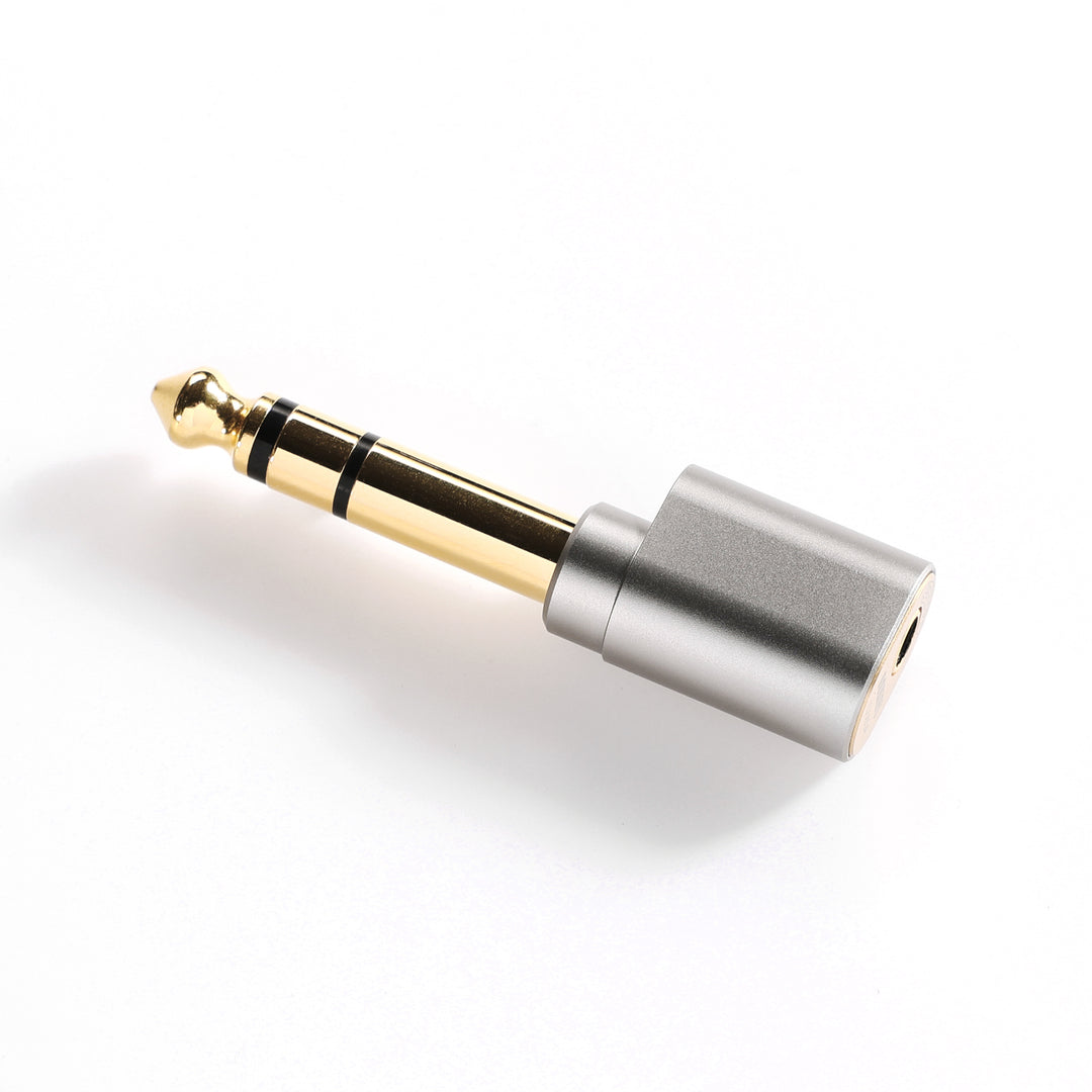 ddHiFi - DJ65A (AL) 3.5mm母轉6.35mm公轉接頭 (全新鋁合金升級款)