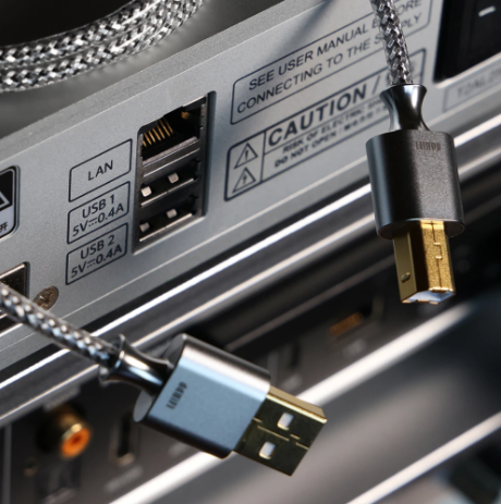  ddHiFi - USB-C OTG 轉 USB-B 解碼數據綫 (50cm)