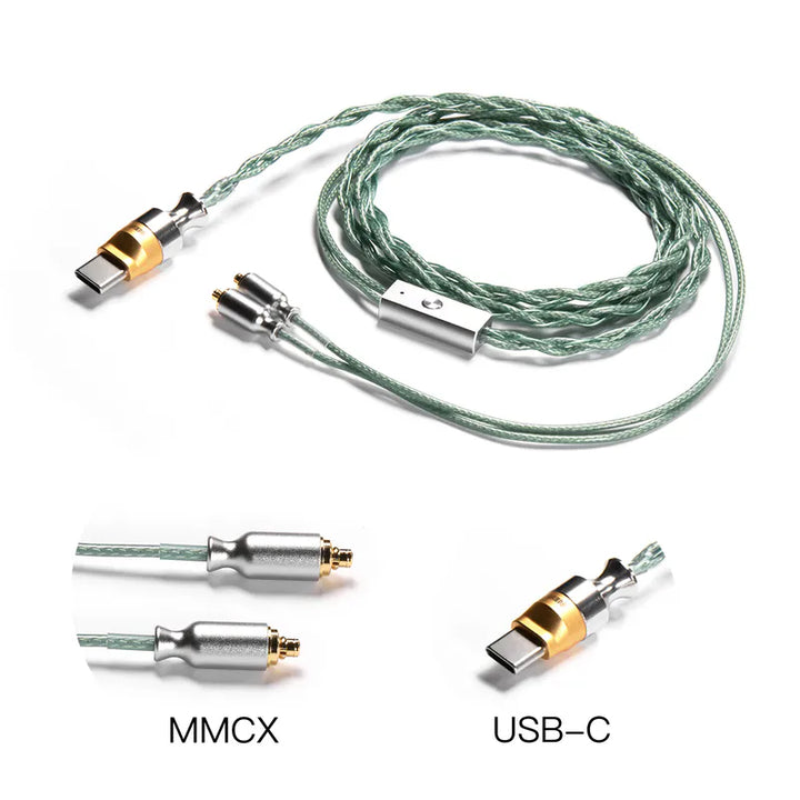 ddHiFi - M120B 全功能 (USB-C/Lightning) 解碼耳機升級線 (MMCX/0.78 Pin)
