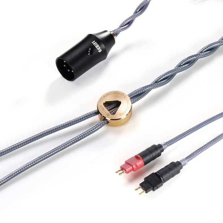ddHiFi - BC150XLR (145cm/195cm/295cm) Cannon四針版雙屏蔽純銀大耳機升級線