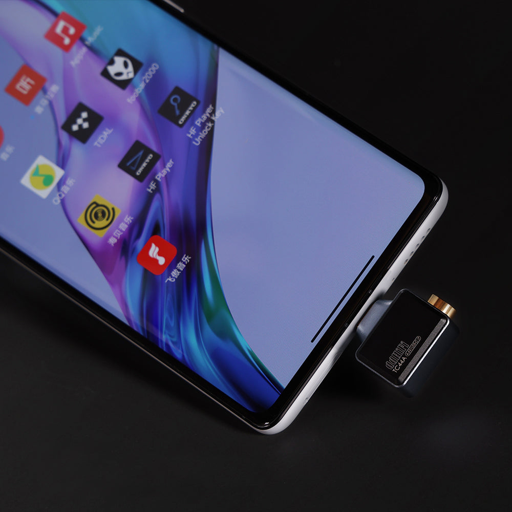 ddHiFi - TC44A (Lighting/USB-C) 轉4.4mm單端輸出 (側插口HiFi專業型)