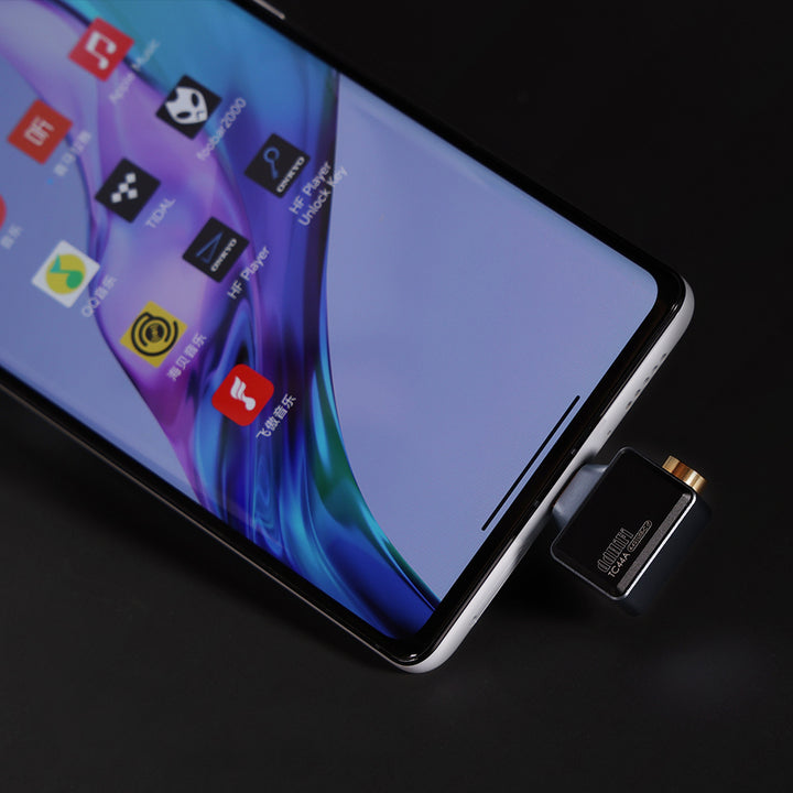 ddHiFi - TC44A (Lighting/USB-C) 轉4.4mm單端輸出 (側插口HiFi專業型)
