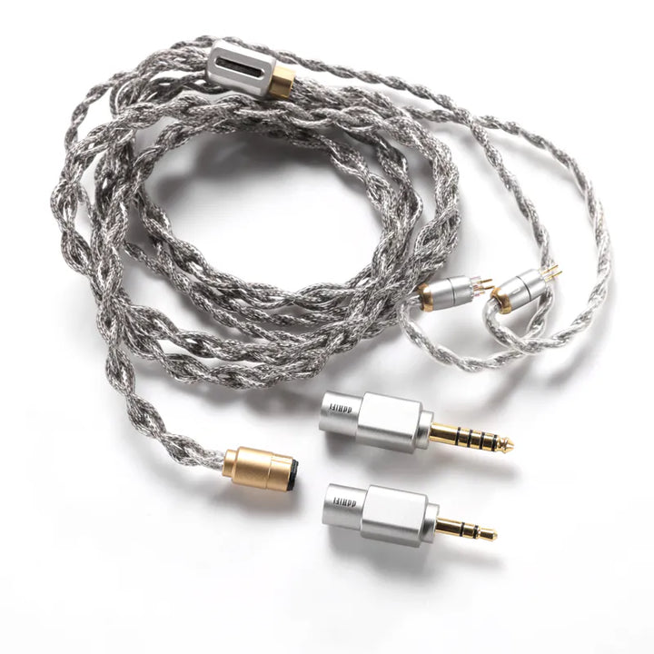 ddHiFi - BC130 Pro(Nyx Pro) 全新升級可換插針/插頭純銀單晶銅屏蔽耳機線