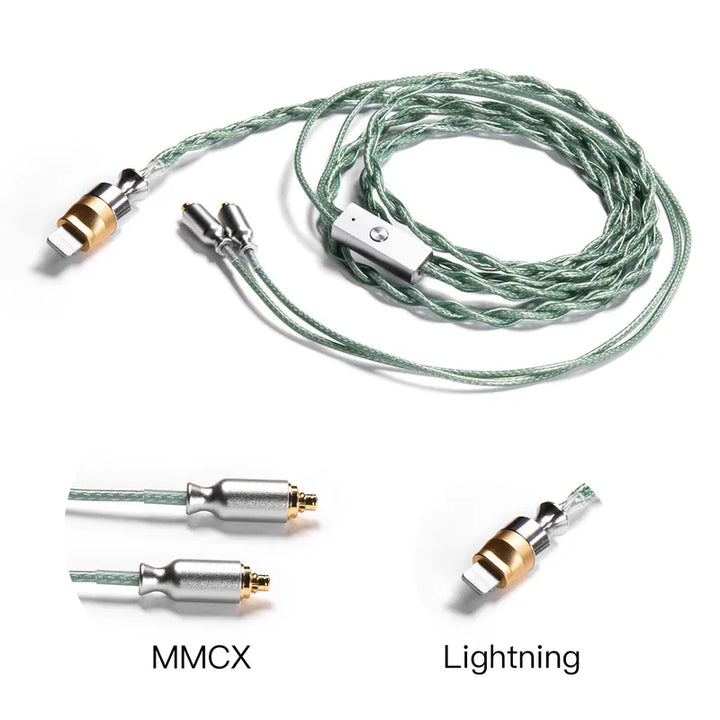 ddHiFi - M120B 全功能 (USB-C/Lightning) 解碼耳機升級線 (MMCX/0.78 Pin)