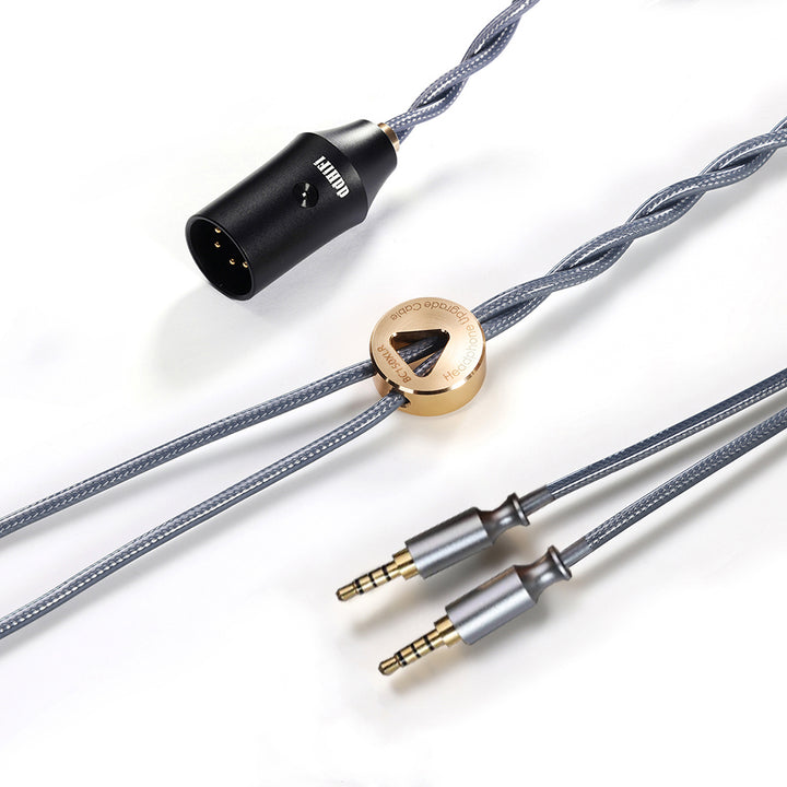 ddHiFi - BC150XLR (145cm/195cm/295cm) Cannon四針版雙屏蔽純銀大耳機升級線